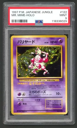 Pokemon Cards - PSA 9 Mr.Mime 122 - Japanese Jungle - MINT - PSA9 - Image 1