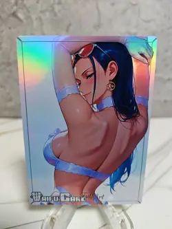 Nico Robin Trading Card Waifu Goddess Story Anime Girl holo Karte Manga Full Art - Image 1
