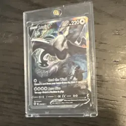 Lugia V Full Art Holo Ultra Rare 186/195 Silver Tempest Pokemon Card 220 HP - Image 3
