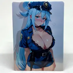 Konosuba Aqua Goddess Anime Waifu ACG Foil Card - Image 1