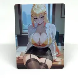 Konosuba Darkness Goddess Anime Waifu ACG Foil Card - Image 1