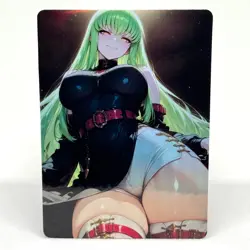 Code Geass C.C. / C2 Goddess Anime Waifu ACG Foil Card - Image 1