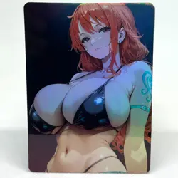One Piece Nami Goddess Anime Waifu ACG Foil Card - Image 1