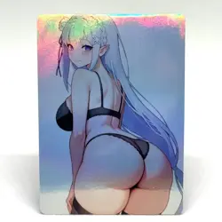 Re:Zero Emilia Goddess Anime Waifu ACG Foil Card - Image 1