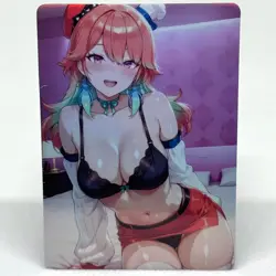 Hololive Takanashi Kiara Goddess Anime Waifu ACG Foil Card - Image 1