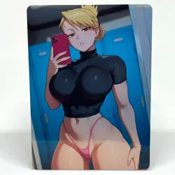 Fullmetal Alchemist Riza Hawkeye Goddess Anime Waifu ACG Foil Card - Image 1