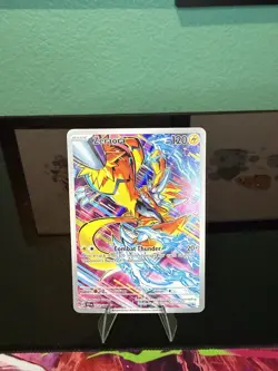 Pokemon TCG Zeraora Stellar Crown Holo Card 151/142 NM/M Illustration Rare - Image 1