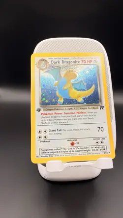 Pokemon Dark Dragonite 1st Edition Holo Rare Card - Image 2