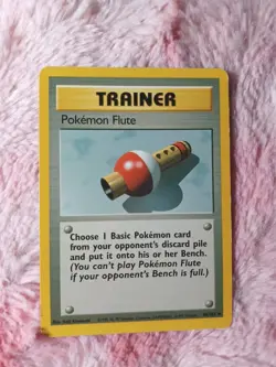 1999 Pokemon Flute Trainer Base Set Regular Card 086/102 WOTC - Image 1