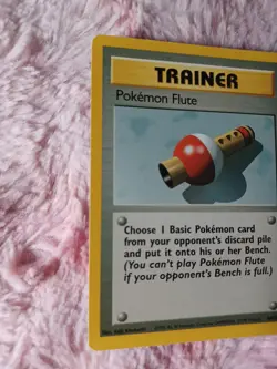 1999 Pokemon Flute Trainer Base Set Regular Card 086/102 WOTC - Image 2