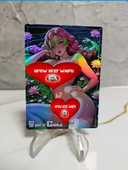 Mitsuri Trading Card Waifu Goddess Story Anime Girl holo Karte Manga Full Art - Image 1