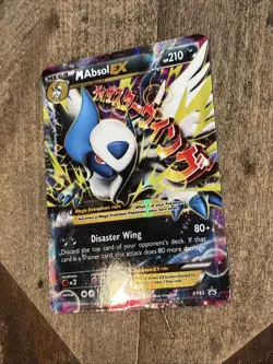 Pokemon TCG M Absol-EX XY XY63 Holo Promo Card - Image 2