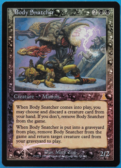 Body Snatcher FOIL Urza's Destiny NM Black Rare MAGIC CARD (ID# 502087) ABUGames - Image 1
