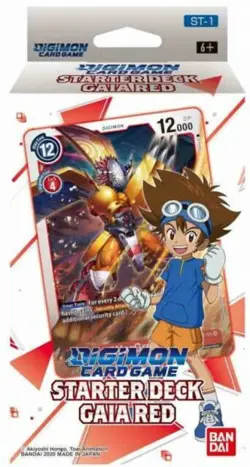 Digimon Card Game - Starter Deck Display Gaia Red ST-1 English v1.0 - Image 1