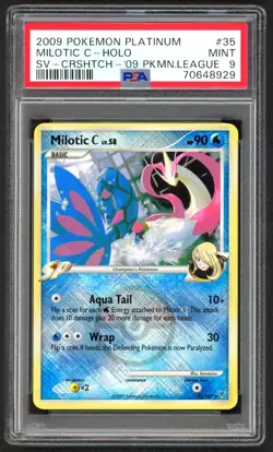 Pokemon Cards - PSA 9 Milotic 35/147 - Crosshatch 2009 Pokemon League - MINT - Image 1