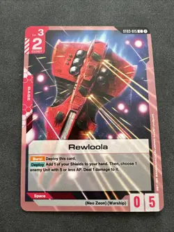 Rewloola - ST03-015 NM - Gundam TCG Card Game - Image 1
