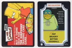 Promo CCG- The Simpsons (2003 WOTC) Rare THE COLLECTOR Foil #18a/156+Cover Card - Image 1
