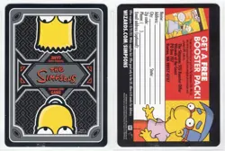 Promo CCG- The Simpsons (2003 WOTC) Rare THE COLLECTOR Foil #18a/156+Cover Card - Image 2