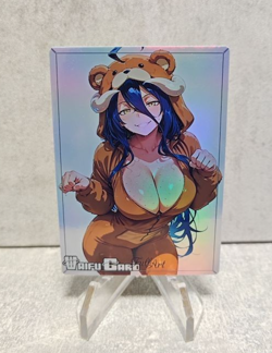 Albedo Trading Card Waifu Goddess Story Anime Girl holo Karte Manga Full Art - Image 1