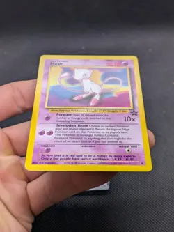 Pokemon TCG Mew Black Star Promo Card No. 8 WOTC LP EXCELLENT - Image 2