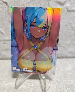 Canary Trading Card Waifu Goddess Story Anime Girl holo Karte Manga Full Art - Image 1