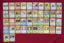 Jungle Set Pokemon Cards X42 Vintage Base Set Good-Excellent Condition (P24) - Image 1
