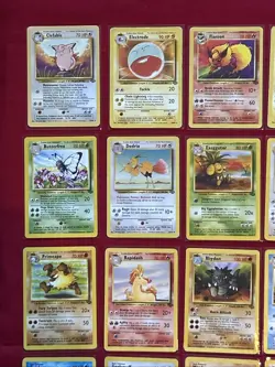 Jungle Set Pokemon Cards X42 Vintage Base Set Good-Excellent Condition (P24) - Image 2