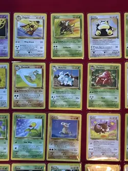 Jungle Set Pokemon Cards X42 Vintage Base Set Good-Excellent Condition (P24) - Image 4