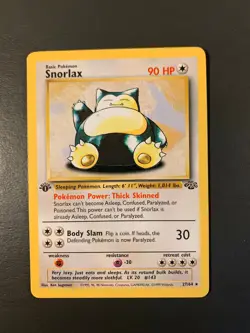 Snorlax Jungle Set 27/64 1st Edition Non-Holo Pokemon TCG Card - Vintage - Image 2