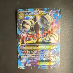 Pokemon M Mewtwo EX 159/162 Breakthrough Full Art Mega Holo Ultra Rare Card - Image 1