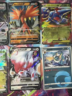 Pokemon 16 Card Lot nm V Max Mega Amazing Ex HOLO Rare Hits Only F80 - Image 4