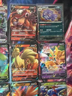 Pokemon 16 Card Lot nm V Max Mega Amazing Ex HOLO Rare Hits Only F80 - Image 5