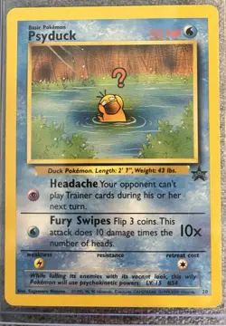 Pokemon TCG Black Star Promo Psyduck Card 20/53 Vintage WOTC - Image 1