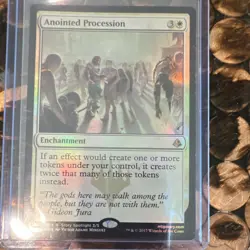 Magic: The Gathering Anointed Procession Rare Holo Enchantment Story Spotlight … - Image 1