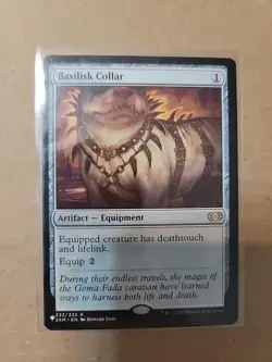MTG Magic the Gathering Basilisk Collar (233/503) Double Masters LP - Image 1