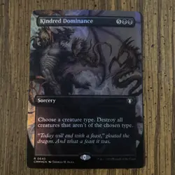 Kindred Dominance (Borderless) Commander Masters Foil - Image 1