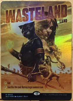 LIMITED EDITION Secret Lair MtG Wasteland Unplayed NM BORDERLESS FOIL! - Image 1