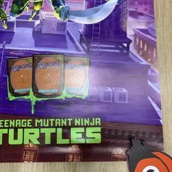 TEENAGE MUTANT NINJA TURTLES POSTER promotional MTG Magic the Gathering - Image 3