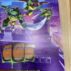 TEENAGE MUTANT NINJA TURTLES POSTER promotional MTG Magic the Gathering - Image 4