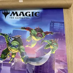 TEENAGE MUTANT NINJA TURTLES POSTER promotional MTG Magic the Gathering - Image 5