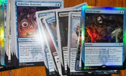 MAGIC THE GATHERING UNSTABLE LOT Foils And Regular MTG X200 With All Five Lands - Image 5