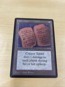 MAGIC THE GATHERING Copper Tablet BETA Very Nice Condition - Image 1
