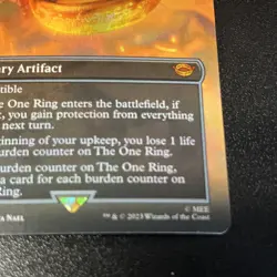 MTG Magic the Gathering FOIL The One Ring Borderless & Gollum, Patient Plotter - Image 4