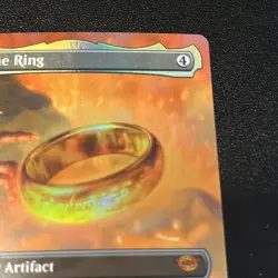 MTG Magic the Gathering FOIL The One Ring Borderless & Gollum, Patient Plotter - Image 5