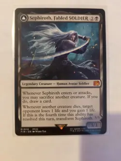 Sephiroth, Fabled Soldier NM MTG Final Fantasy 0115 - Image 2