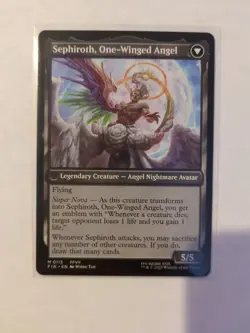 Sephiroth, Fabled Soldier NM MTG Final Fantasy 0115 - Image 4