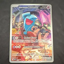 Pokemon Team Rocket's Wobbuffet Full Art Holo Promo Sv Scarlet & Violet 203 - Image 1