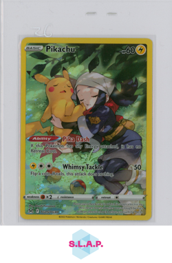 PIKACHU POKEMON TG05/TG30 2022 SWORD & SHIELD LOST ORIGIN ENGLISH - Image 1