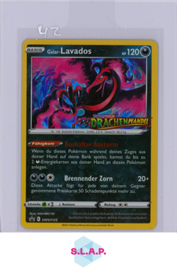 GALAR-LAVADOS POKEMON SWSH125 2023 BSP PRERELEASE GERMAN HOLO BLACK STAR PROMO - Image 1