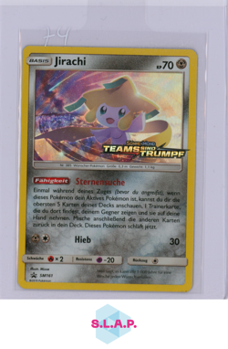 JIRACHI POKEMON SM161 SUN & MOON TEAM UP BLACK STAR PROMO ENGLISH - Image 1